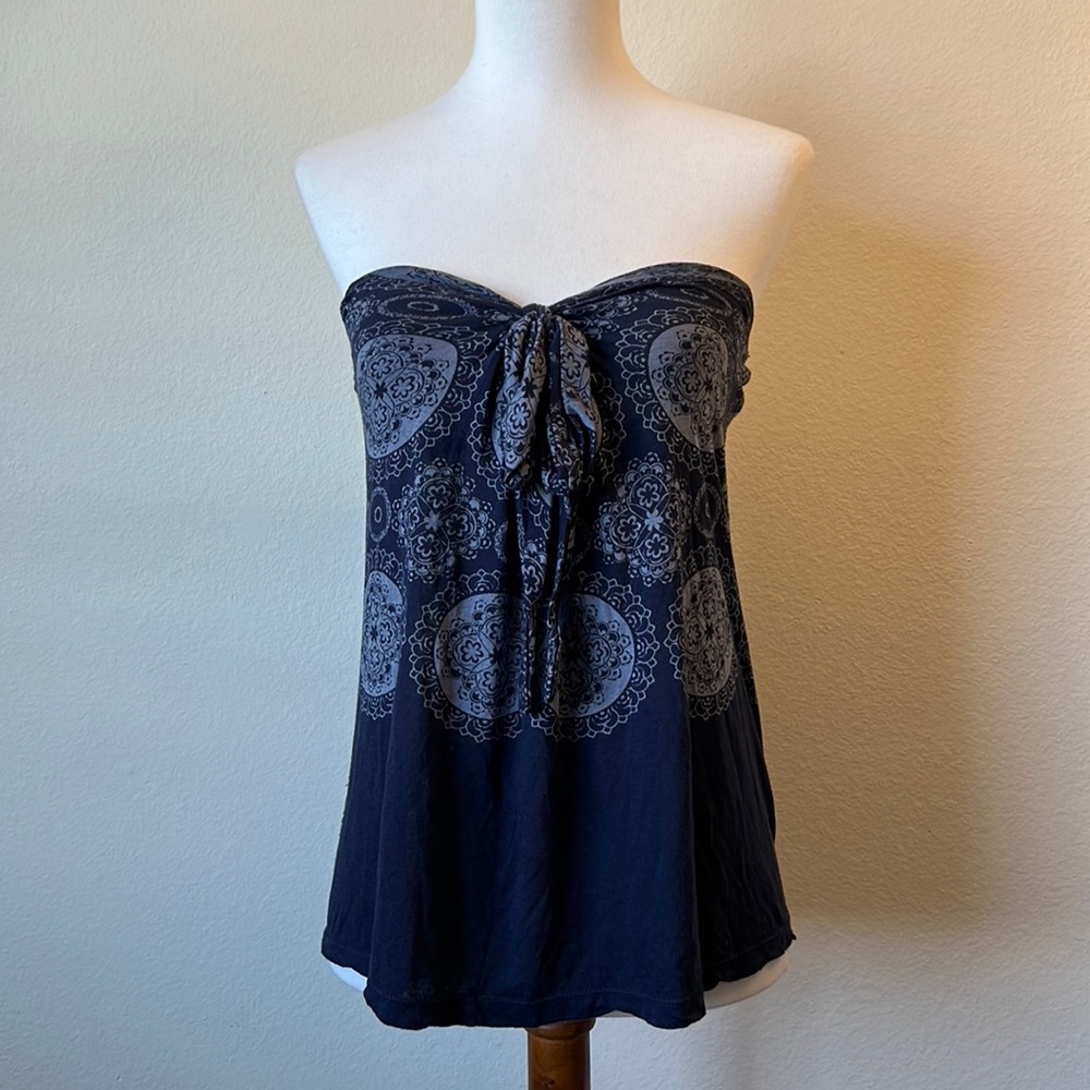 Splendid Strapless Top with Shelf Bra